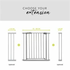 Hauck Stop N Safe 2 Schutzgitter -Kinderwagen 4007923597316.pt07.stop n safe 2 silver