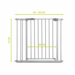 Hauck Stop N Safe 2 + 9cm Ext. Schutzgittererweiterung -Kinderwagen 4007923597323.pt02.stop n safe 2 incl. 9cm extension silver