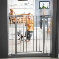 Hauck Stop N Safe 2 + 9cm Ext. Schutzgittererweiterung -Kinderwagen 4007923597323.pt13.stop n safe 2 incl. 9cm extension silver 1