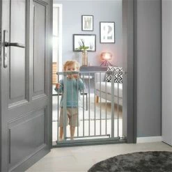 Hauck Stop N Safe 2 + 9cm Ext. Schutzgittererweiterung -Kinderwagen 4007923597323.pt14.stop n safe 2 incl. 9cm extension silver