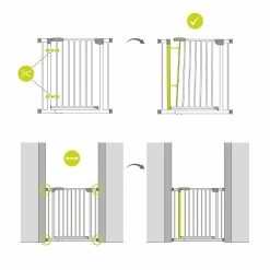 Hauck Stop N Safe 2 + 21cm Ext. Schutzgittererweiterung -Kinderwagen 4007923597378.pt01.stop n safe 2 incl. 21cm extension white