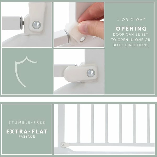 Hauck Clear Step Gate Schutzgitter 5 Hauck Clear Step Gate Schutzgitter – Bild 5