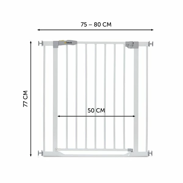 Hauck Clear Step Gate Schutzgitter 8 Hauck Clear Step Gate Schutzgitter – Bild 8