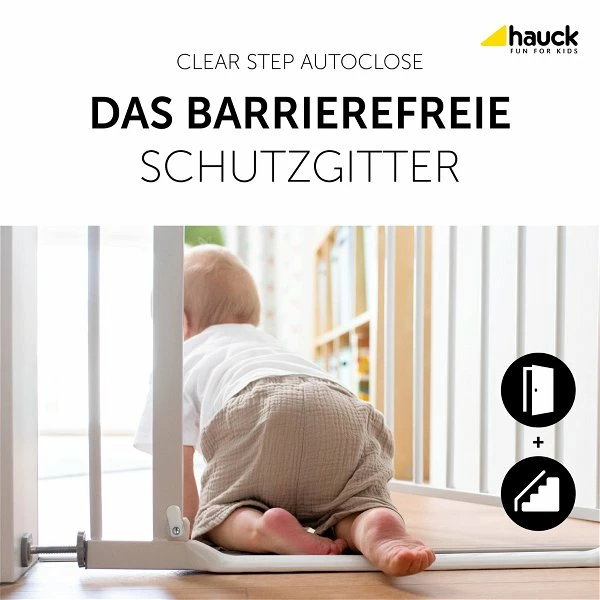 Hauck Clear Step Autoclose Schutzgitter 2 Hauck Clear Step Autoclose Schutzgitter – Bild 2
