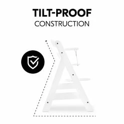 Hauck Alpha+B Hochstuhl -Kinderwagen 4007923661161.pt05.alpha white