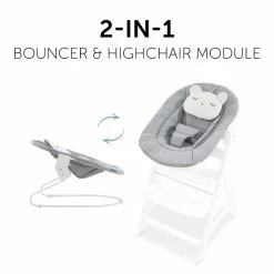 Hauck Alpha Bouncer 2in1 Babywippe Pastel Bear -Kinderwagen 4007923661833.pt02.alpha bouncer 2 in 1 pastell bear light grey