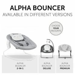 Hauck Alpha Bouncer 2in1 Babywippe Pastel Bear -Kinderwagen 4007923661833.pt04.alpha bouncer 2 in 1 pastell bear light grey