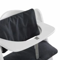 Hauck Highchair Pad Deluxe Sitzkissen -Kinderwagen 4007923667569.pt01.highchair pad deluxe melange charcoal
