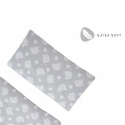 Hauck Highchair Pad Deluxe Sitzkissen Teddy -Kinderwagen 4007923667620.pt02.highchair pad deluxe teddy grey