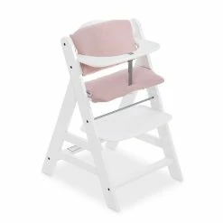 Hauck Highchair Pad Deluxe Sitzkissen -Kinderwagen 4007923667668.pt05.highchair pad deluxe stretch rose