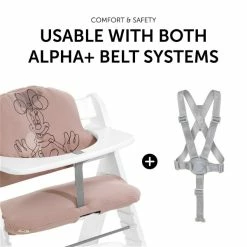 Hauck Highchair Pad Select Sitzkissen Minnie Mouse -Kinderwagen 4007923667743.pt06.highchair pad select minnie mouse rose