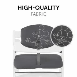 Hauck Highchair Pad Select Sitzkissen Mickey Mouse -Kinderwagen 4007923667750.pt03.highchair pad select mickey mouse anthracite