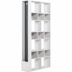 VOX Nest Regal Für Bett Multi Lärche Weiß/graphite