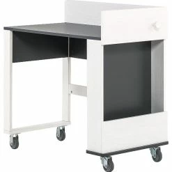 VOX Nest Schreibtisch Für Bett Multi Weiß/graphite