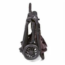 Gesslein Smiloo Happy Buggy Taupe Melange Gestell Schwarz -Kinderwagen 420 100 892000 zusammengelegt