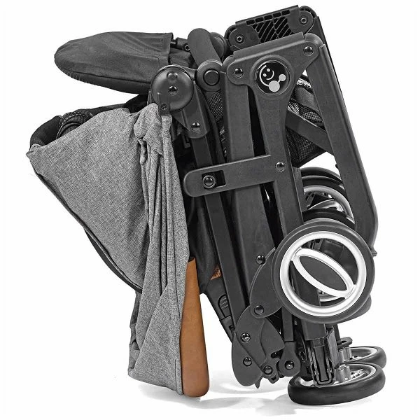 Gesslein Smiloo Cuby Grau Meliert Gestell Schwarz, Ledergriff Cognac 2 Gesslein Smiloo Cuby Grau Meliert Gestell Schwarz, Ledergriff Cognac – Bild 2