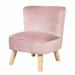Roba Kindersessel Lil Sofa Mauve Mit Stabilen Holzfüßen Zum Toppreis