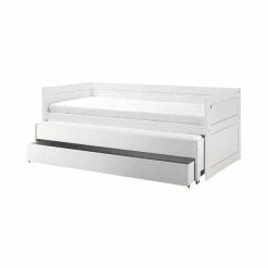 LIFETIME Kojenbett Mit Gästebett+Bettkasten Weiß | Incl. Rollboden