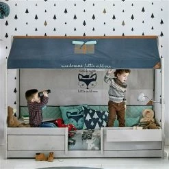 LIFETIME 4 In 1 Hausbett 48611 Leicht Umzuwandeln | 2 Farben Wählbar