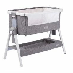 Gesslein Smiloo Snoozle Reise- Und Beistellbett White | Faltbar Höhenverstellbar Mit Matratze