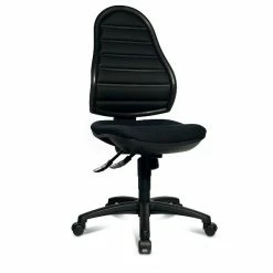 Topstar Flex Point SY Bürostuhl Schwarz Softpolster-Rückenlehne - Schnell Lieferbar