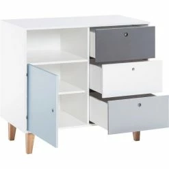 VOX Concept Baby Kommode Sky Blue White/grey/graphite -Kinderwagen 5010840 1 3