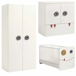 Hülsta Now! Minimo Kinderzimmer 2-türig Schneeweiß Inkl. Wickelaufsatz Zum Aktionspreis