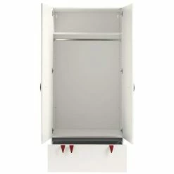 Hülsta Now! Minimo Kinderzimmer 2-türiger Schrank In Schneeweiß Zum Aktionspreis -Kinderwagen 51223 offen huelsta now minimo 161089f4 gr 1