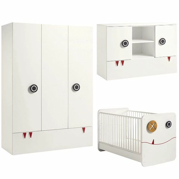 Hülsta Now! Minimo Kinderzimmer 3türig Schneeweiß Inkl. Breiter Kommode Zum Top-Preis 1 Hülsta Now! Minimo Kinderzimmer 3türig Schneeweiß Inkl. Breiter Kommode Zum Top-Preis