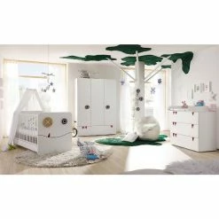 Hülsta Now! Minimo Kinderzimmer 3-türiger Schrank In Schneeweiß