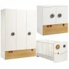 Hülsta Now! Minimo Kinderzimmer 3türig Weiß/natur Inkl. Wickelkommode & Wickelauflage