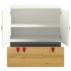 Hülsta Now! Minimo Kinderzimmer 3türig Weiß/natur Inkl. Wickelkommode & Wickelauflage -Kinderwagen 55906 huelsta now minimo 161273f4 6