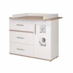 Roba Pia Kinderzimmer Mit Breiter Wickelkommode 3-türiger Schrank -Kinderwagen 60973 00wickelkommode 300 gr 1