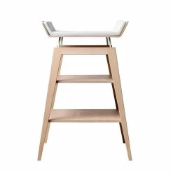 Leander Linea Wickeltisch Buche Mit Schaumauflage Platzsparender Wickelplatz -Kinderwagen 700050 05 1 leander linea changingtable beech 6