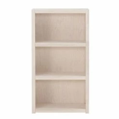 LIFETIME Regal 2 Böden Kiefer Whitewash 8020-01W Massivholz, Viele Kombinationen Möglich