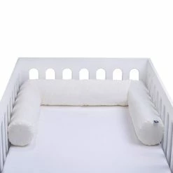 Zöllner Nestchenschlange Uni Weiß Länge 180 Cm - Für Alle Betten Geeignet