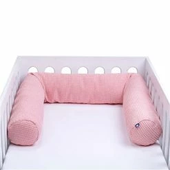 Zöllner Nestchenschlange Waffelpiqué Blush Länge 180 Cm - Für Alle Betten Geeignet