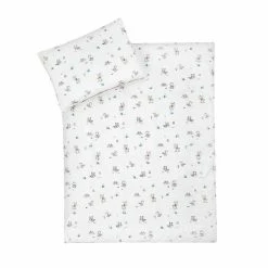 Zöllner Bettwäsche Jersey Fuchs & Elch Decke 100x135 Cm / Kissen 40x60 Cm