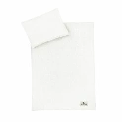 Zöllner Bettwäsche Musselin Ivory Decke 100x135 Cm / Kissen 40x60 Cm