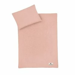 Zöllner Bettwäsche Musselin Dusty Rose Decke 100x135 Cm / Kissen 40x60 Cm