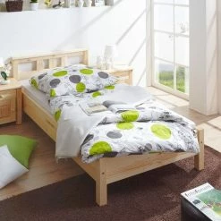 Ticaa Merci Einzelbett Kiefer Natur 90 X 200 Cm Massivholz