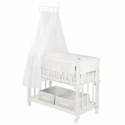 Roba Stubenbett Safe Asleep® 3 In1 - Weiß Inklusive Matratze, Nest & Schlafsack Easy Air -Kinderwagen 8949w s168 00 stubenbett 300 14