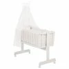 Roba Komplettwiegenset Weiß Inklusive Textiler Ausstattung Fox & Bunny