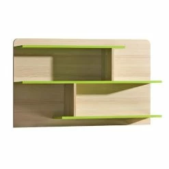 Ticaa Lori Jugendzimmer 6-teilig Grün Komplettzimmer -Kinderwagen 897398 wandregal 1