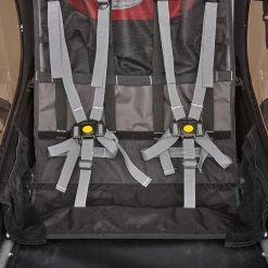 Burley Honey Bee Fahrradanhänger Rot 2-Sitzer Mit Buggy-Funktion -Kinderwagen 9 honey bee interior webex