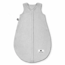 Zöllner Sommerschlafsack Musselin Grau Baumwolle - Größe Wählbar 56 - 110