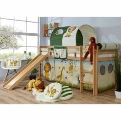 Ticaa Rene Rutschbett Buche Natur A2 Massivholz - Dessin Wählbar