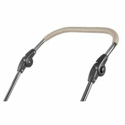 HESBA Condor Coupe Kinderwagen Außen 728 Innen 230 Teilleder Räder Weiß 30 Cm, Ledergriff Greige -Kinderwagen 9521 leather push handle new 2018 greige sand 2 1