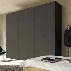 Now! Wardrobes By Hülsta Kombination 5 225,4x302x59 Cm | Lack-grau