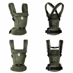 Ergobaby Adapt SoftFlex Mesh Olive Green Babytrage -Kinderwagen adapt softflex baby carrier olive green all sites